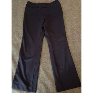 7th Avenue Design Studio Women's Pants Navy Blue Medium Petite